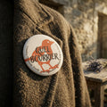 Badge rond Quel Bourrier — badge seul