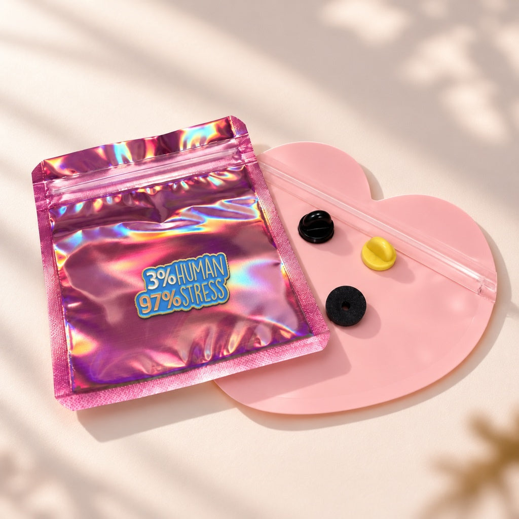 3% Humain, 97% Stress — pochette