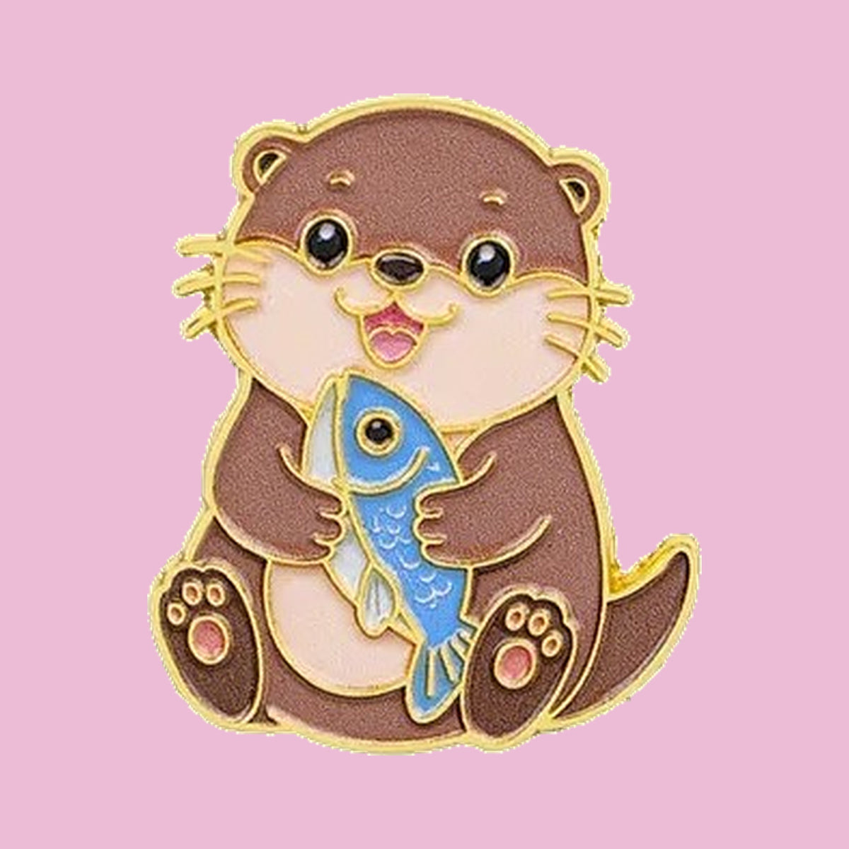 Castor avec Poisson — fond