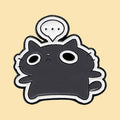 Chat Pensif — fond