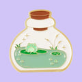 Grenouille dans un Bocal — fond