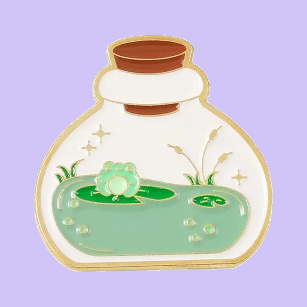 Grenouille dans un Bocal — fond