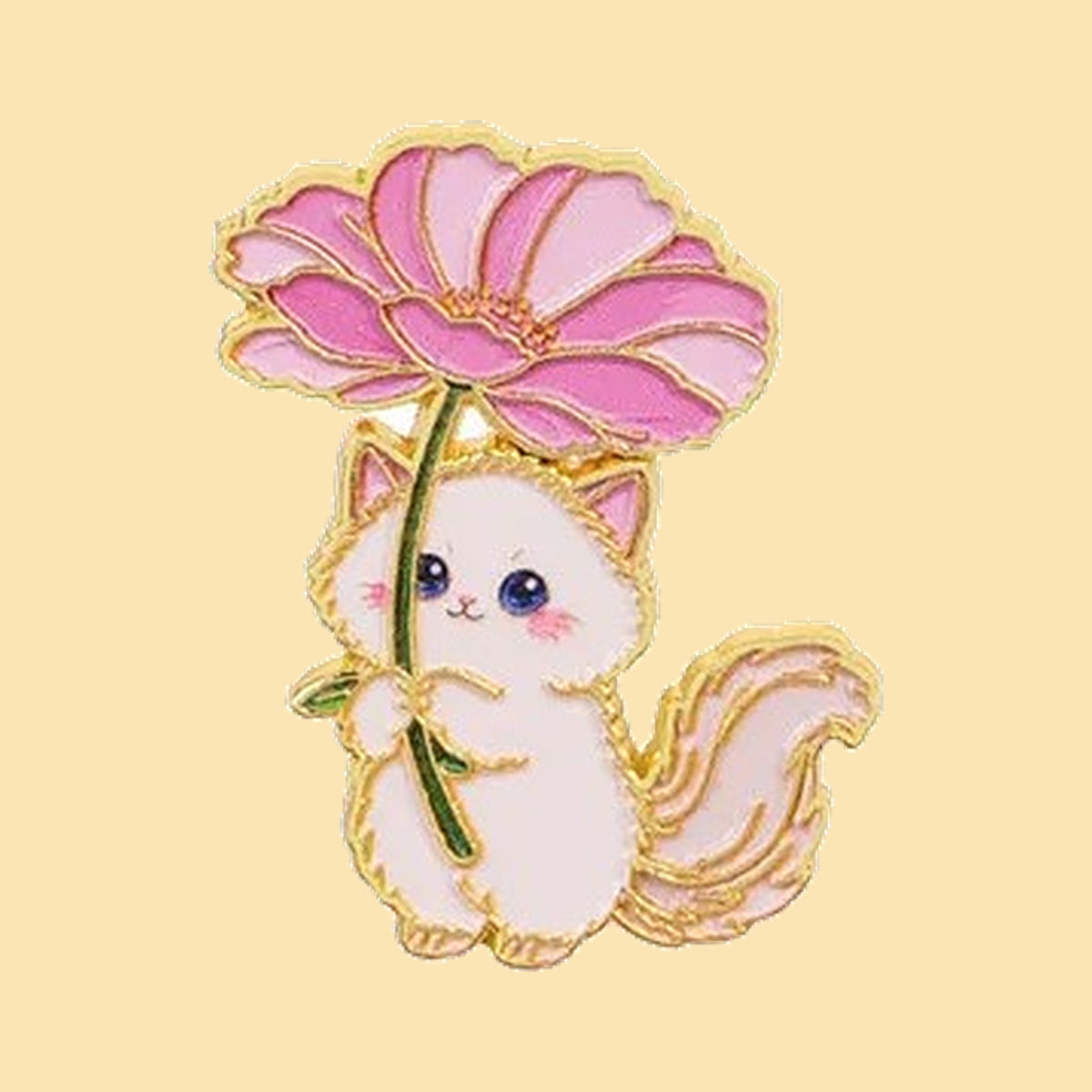 Chat et Fleur — fond