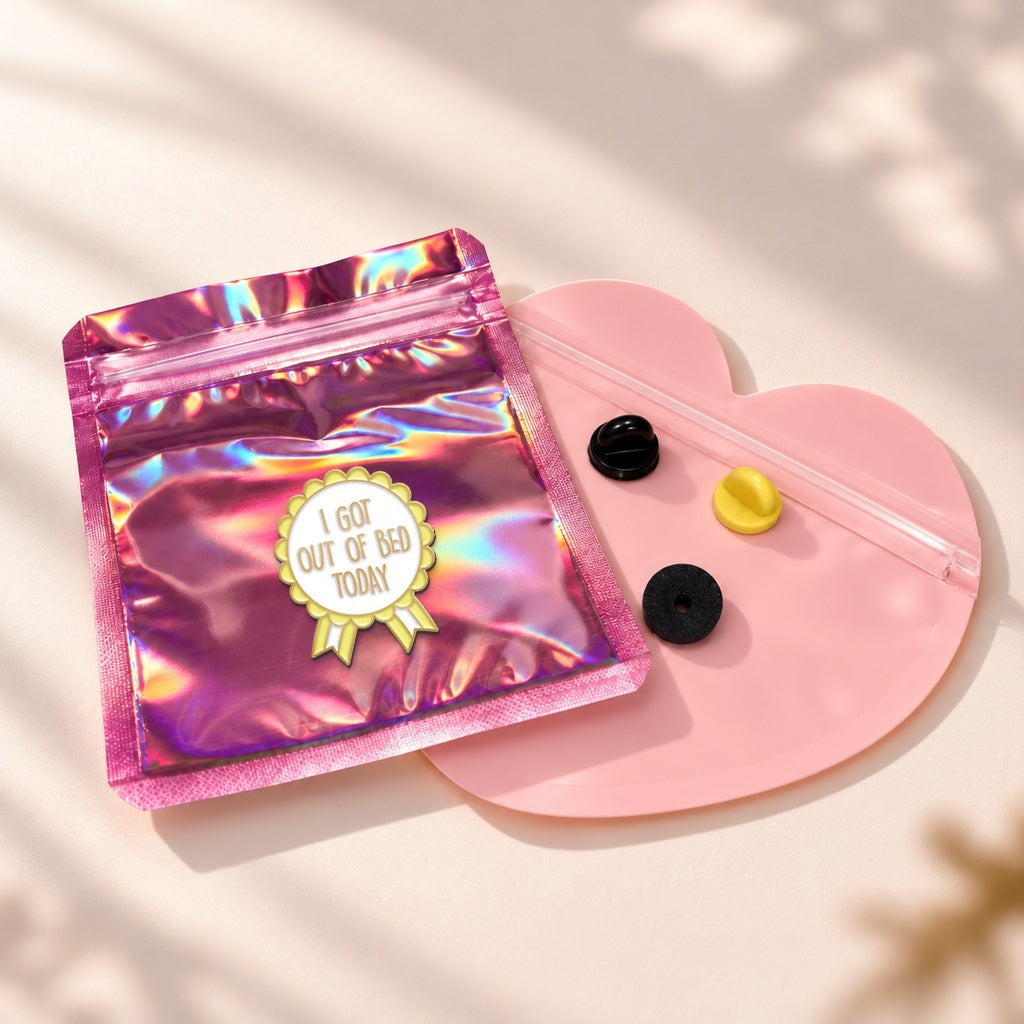 Badge 'I Got Out of Bed Today' — pochette