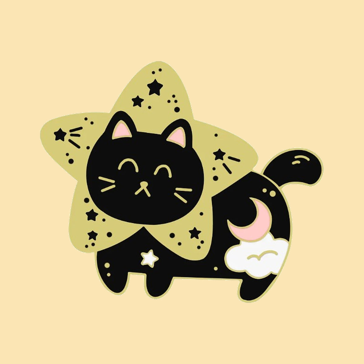 Chat Étoilé — fond