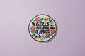 Patch ecusson (thermocollant) "Girls are made of magic"