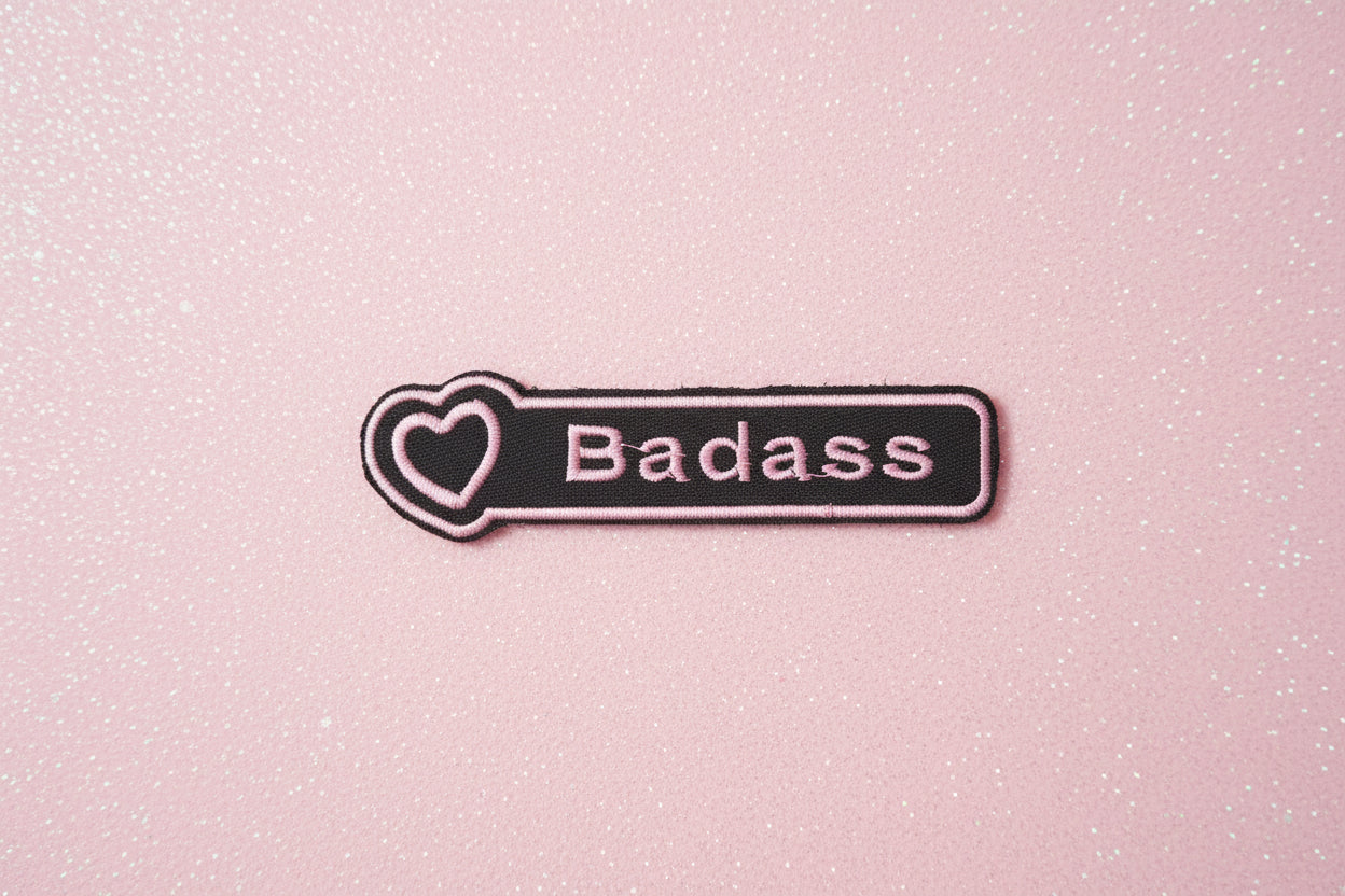 Patch ecusson (thermocollant) "Badass"
