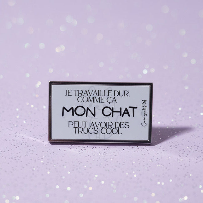 Pin's creation originale pour l'amour des chats