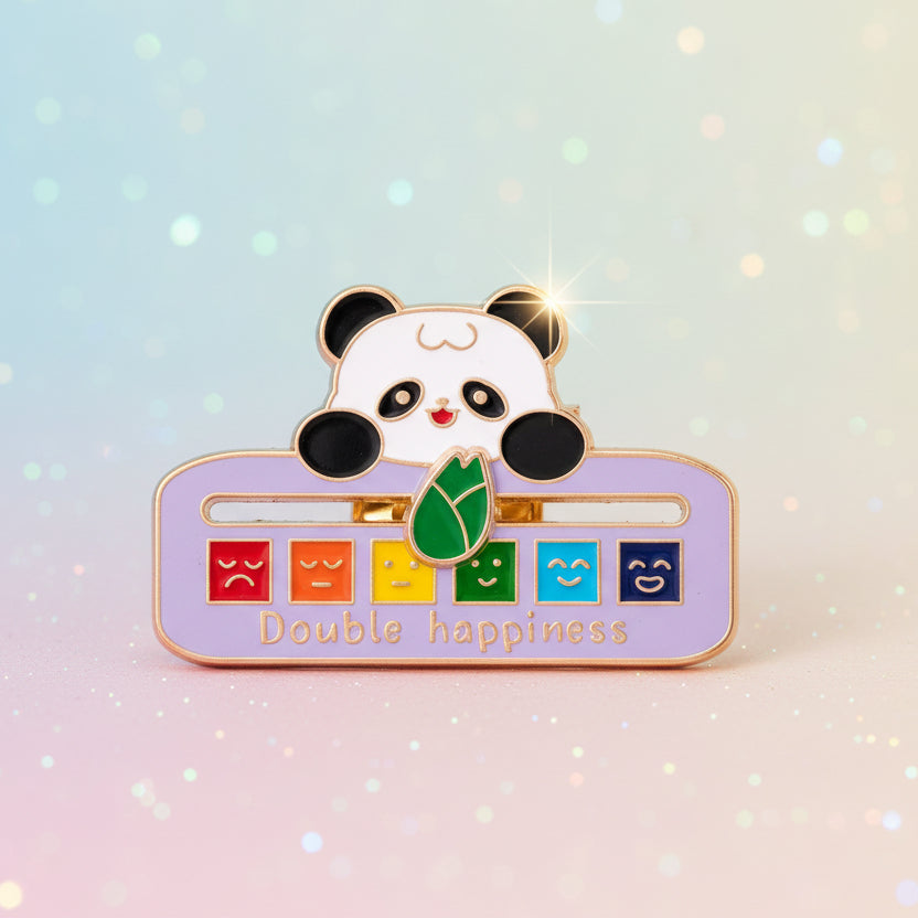 Pin's -  Jauge Humeur Panda
