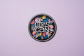 Patch ecusson (thermocollant) "Girls can"
