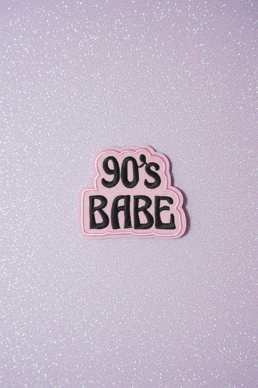 Patch ecusson (thermocollant) "90's babe"