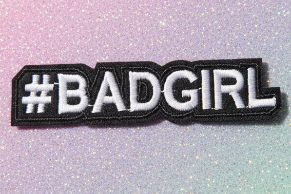 Patch ecusson (thermocollant) #badgirl
